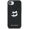 Etui Karl Lagerfeld Monogram Choupette   Head Pin do iPhone 16E / 17E czarny